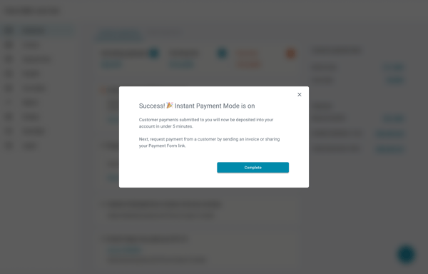 Dashboard - Live notification