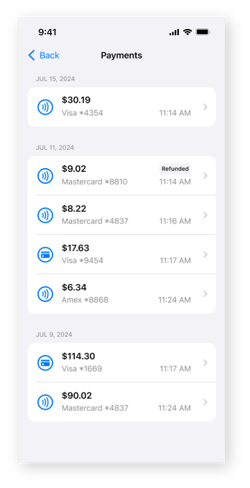 Autobooks-taptopay-sales-tax-payment-list