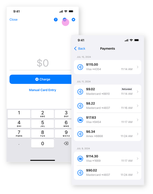 Autobooks-taptopay-payments-listing