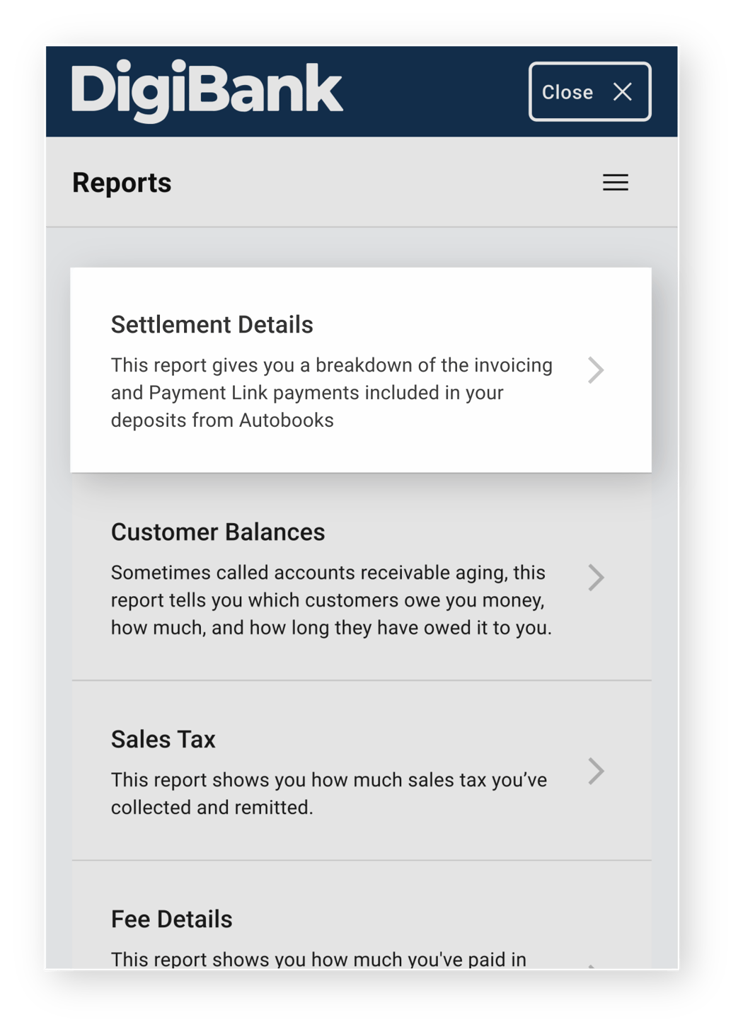 Product Update: Settlement Details Report