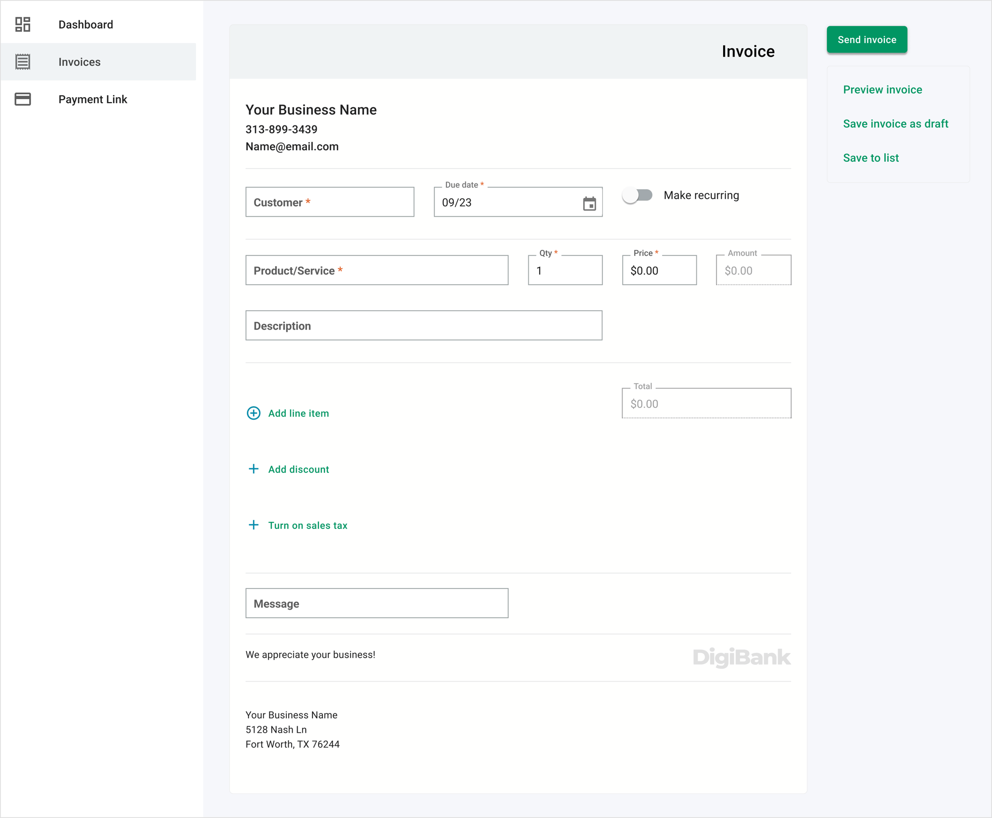 Create Invoice - Empty@3x
