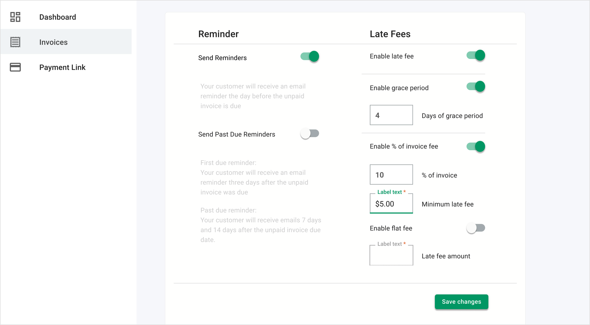 Edit Invoice Settings - Enable Late Fees@3x