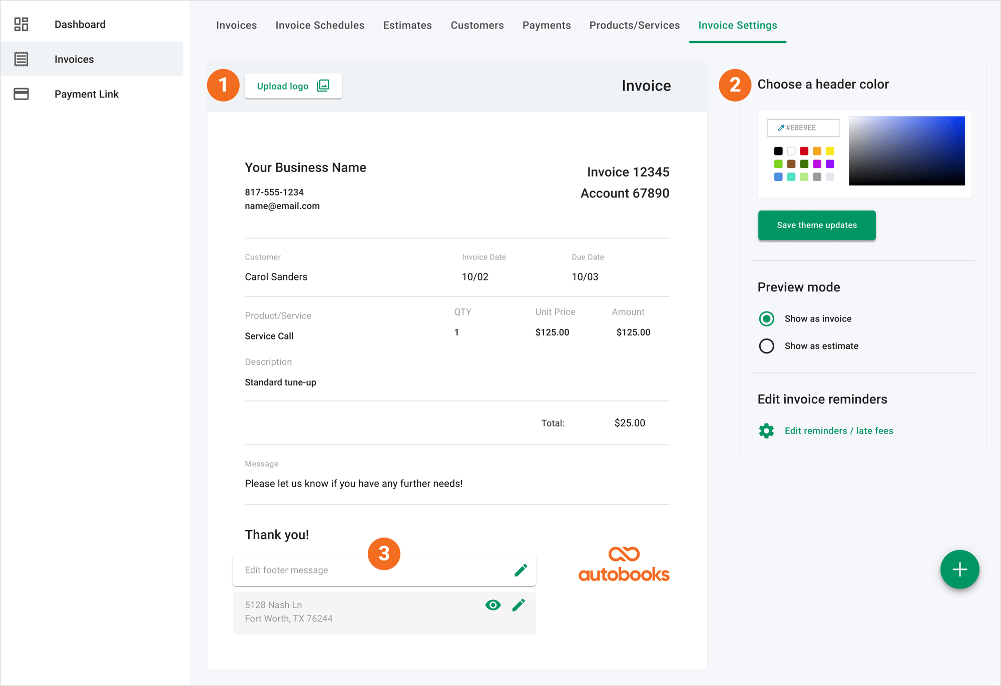 Invoice Settings@3x Invoice Settings@3x