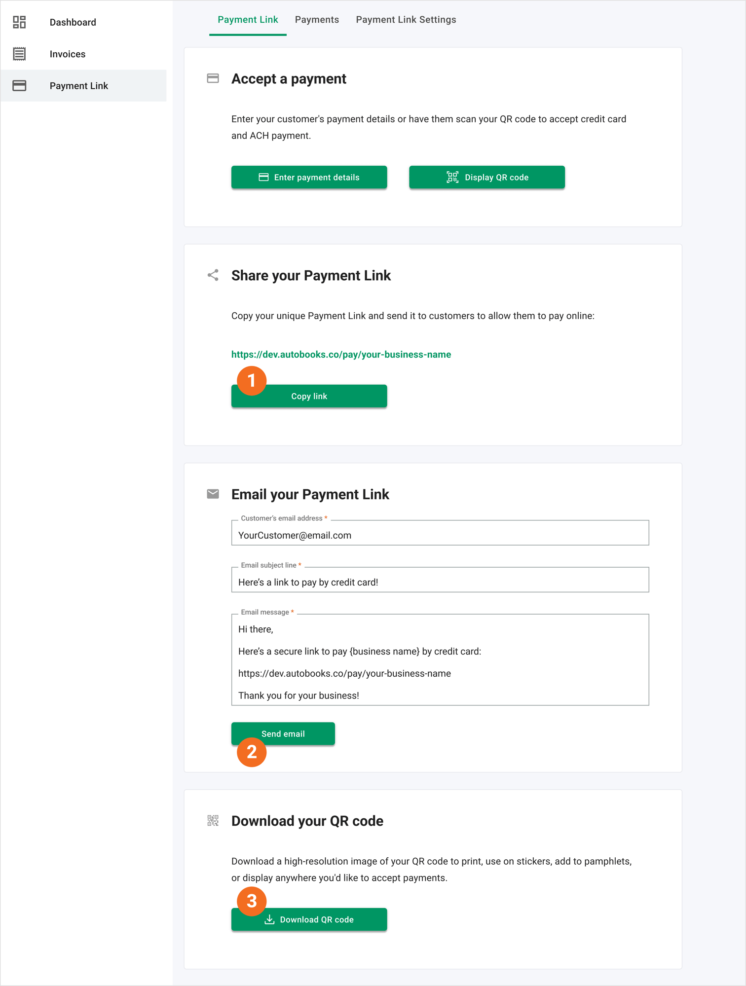 Payment Link dashboard@3x Payment Link dashboard@3x