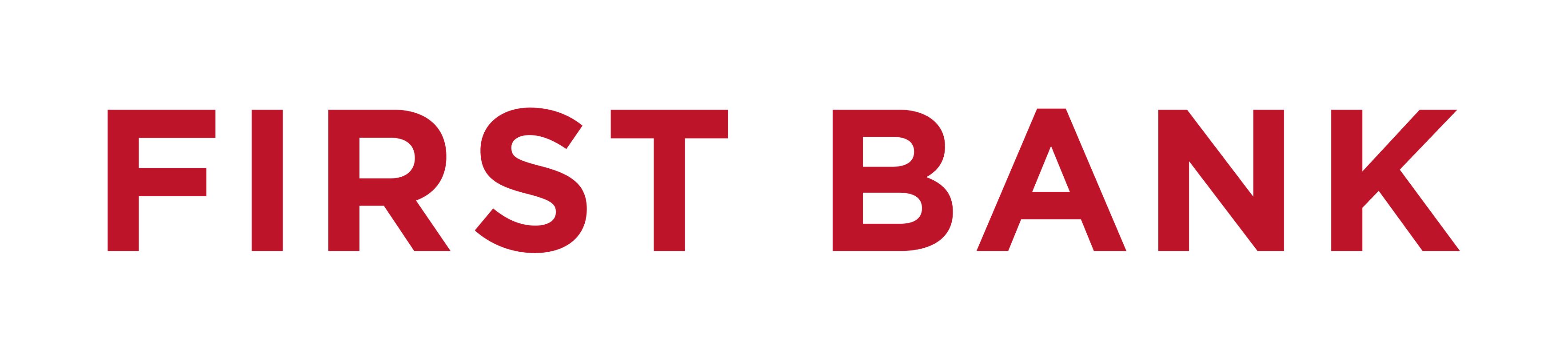 First Bank Logo White